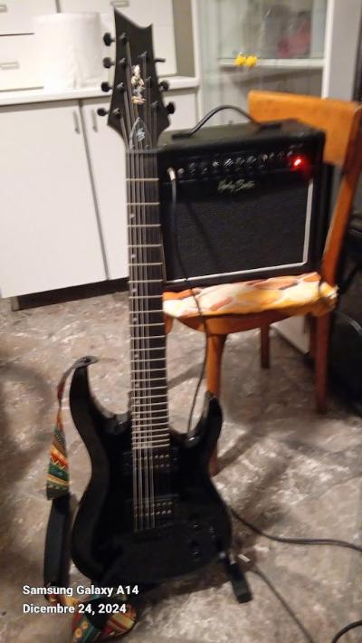 Harley Benton R-457 BK Progressiv Series 7 CORDE