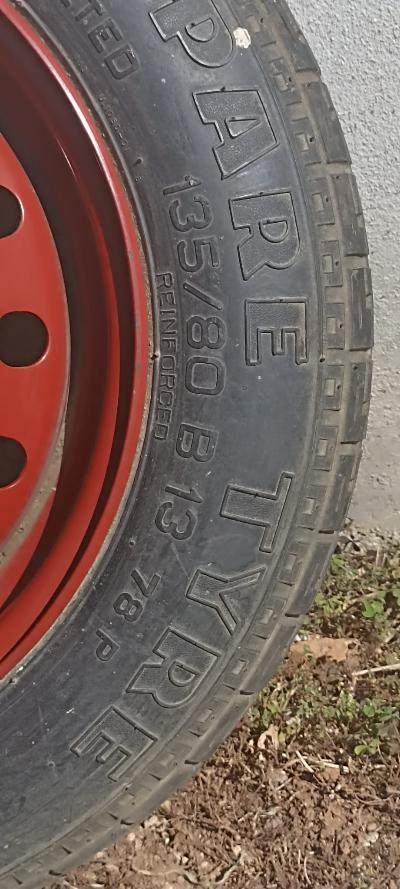 RUOTINO/RUOTA GOMMA 135/80 R13