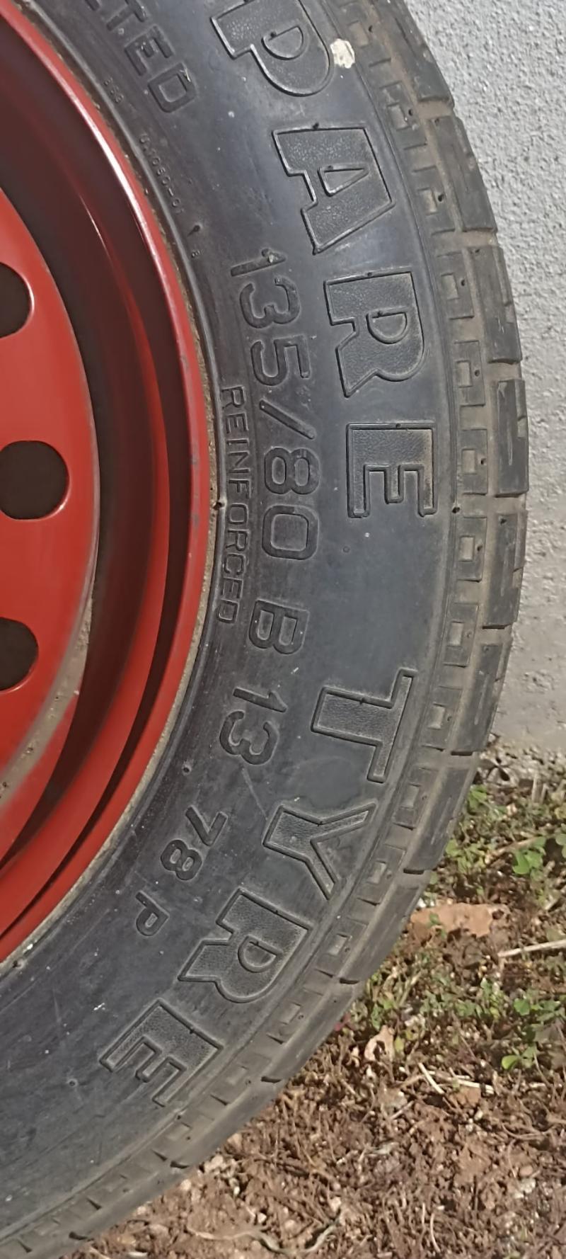 RUOTINO/RUOTA GOMMA 135/80 R13