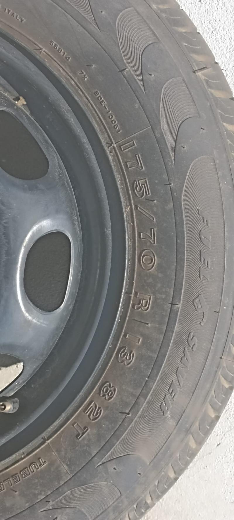 RUOTA / GOMMA/ CERCHIO R175/70 R 13