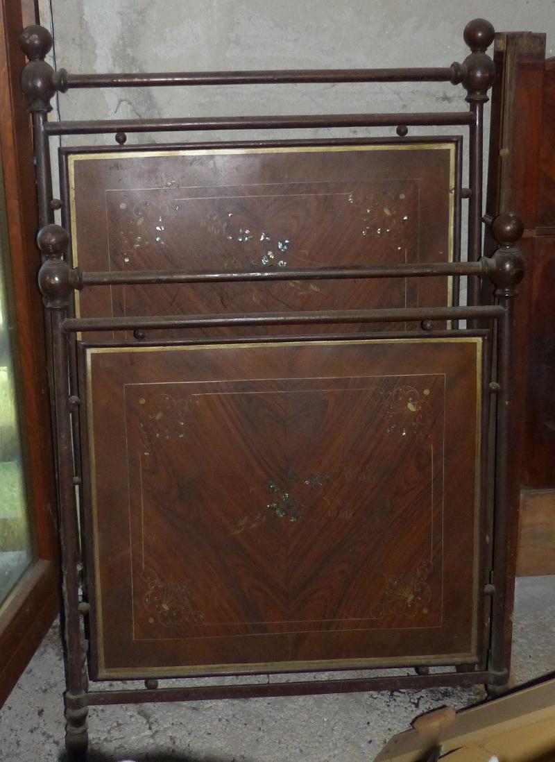 testiere e letti completi d'epoca