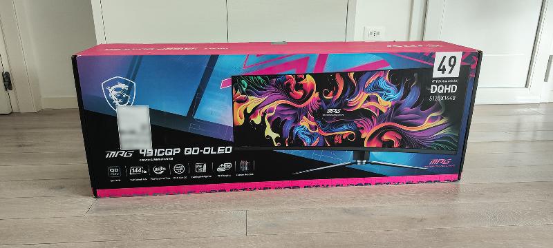 Monitor gaming MSI MPG 491CQP QD-OLED 49"