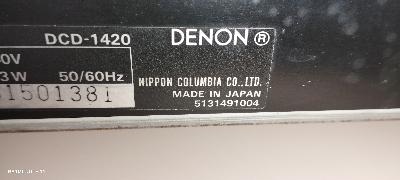 DISK PLAYER CD DENON DCD-1420 CON TELECOMANDO- LEGGI