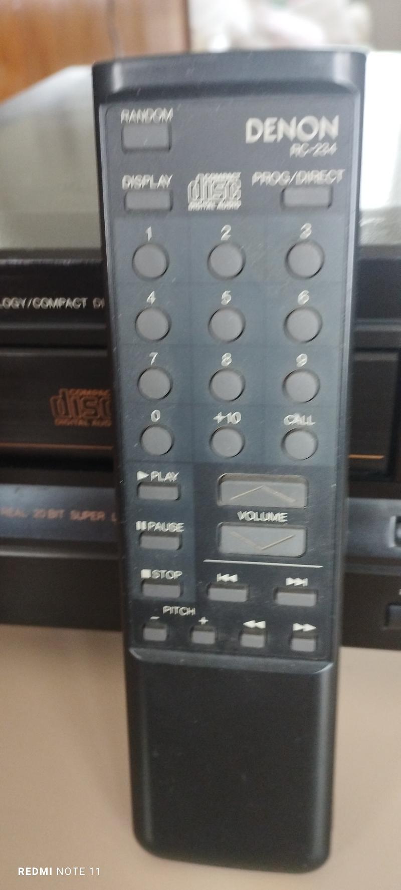 DISK PLAYER CD DENON DCD-1420 CON TELECOMANDO- LEGGI