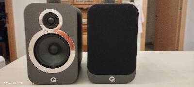 COPPIA DI DIFFUSORI "Q ACOUSTICS" MODELLO 3020i GRIGIO ANTRACITE
