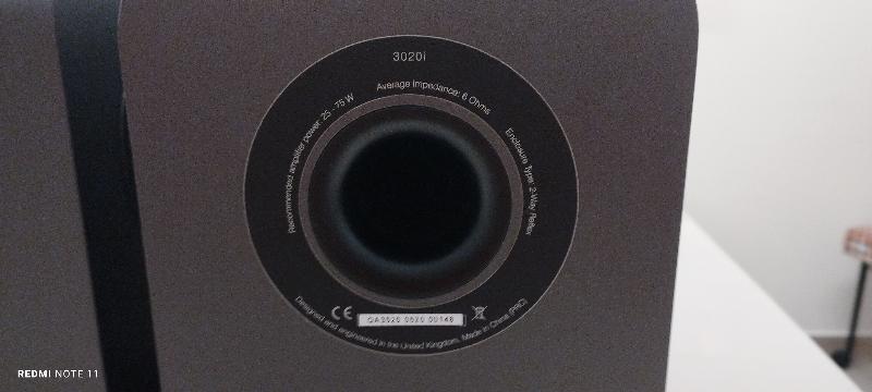 COPPIA DI DIFFUSORI "Q ACOUSTICS" MODELLO 3020i GRIGIO ANTRACITE