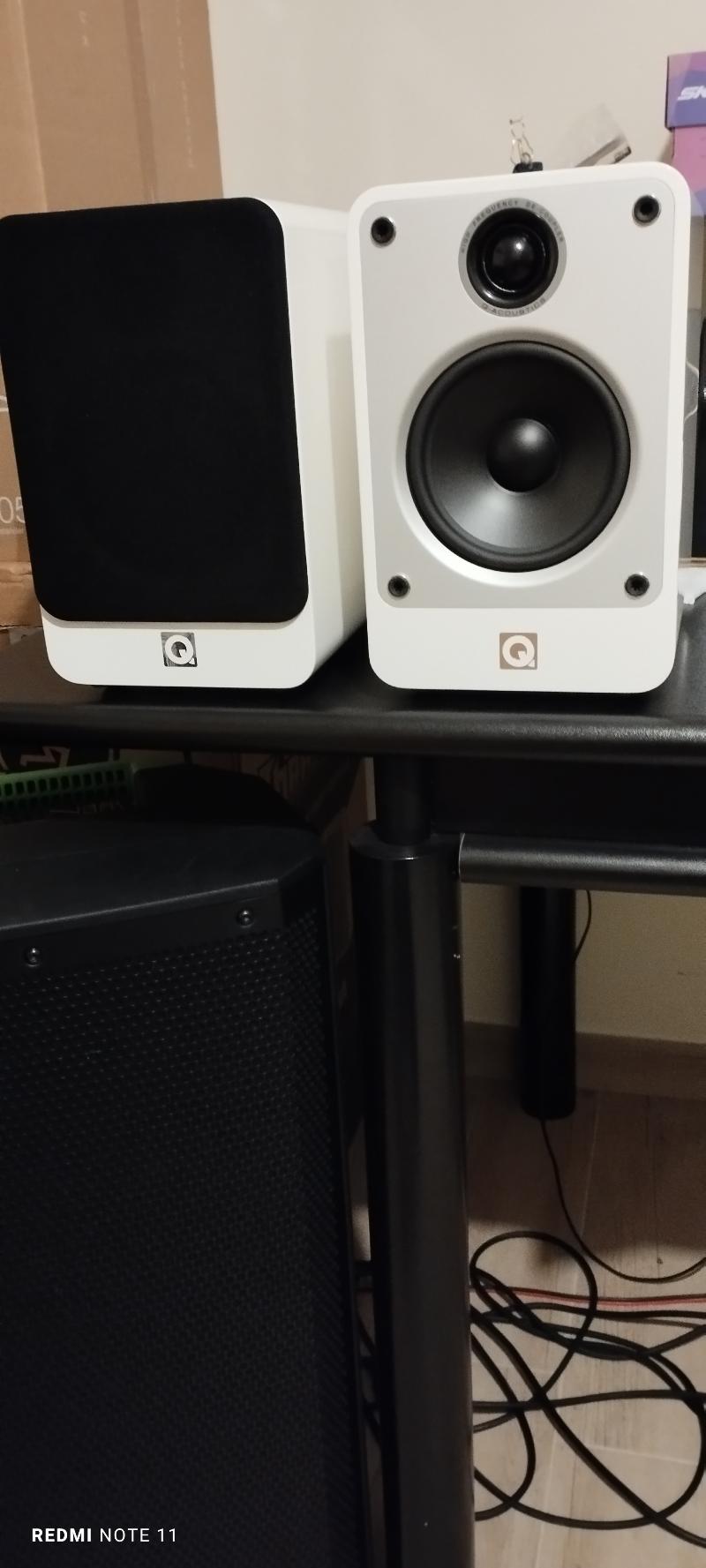 COPPIA DI DIFFUSORI "Q ACOUSTICS" CONCEPT 20 - LACCATA BIANCO