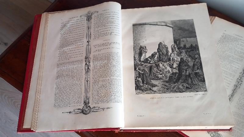 LA SACRA BIBBIA. ANTICO E NUOVO TESTAMENTO. Fratelli Treves Editori 1880-18