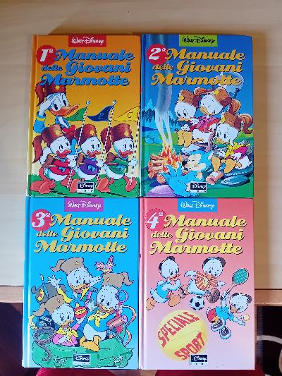 Manuali Giovani Marmotte Walt Disney collezione completa