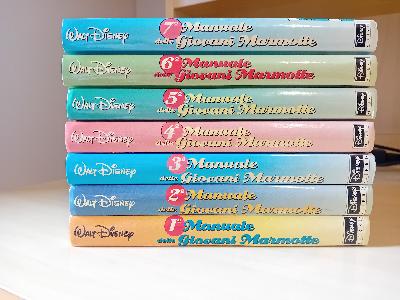 Manuali Giovani Marmotte Walt Disney collezione completa
