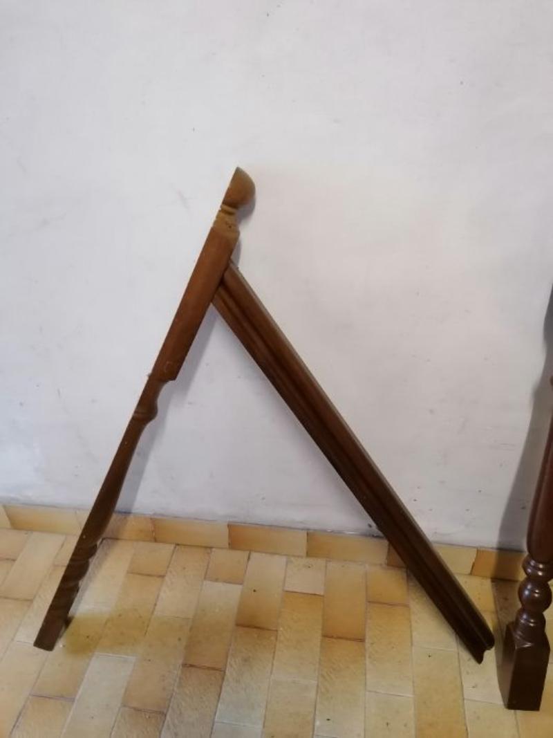 Corrimano per scala in legno