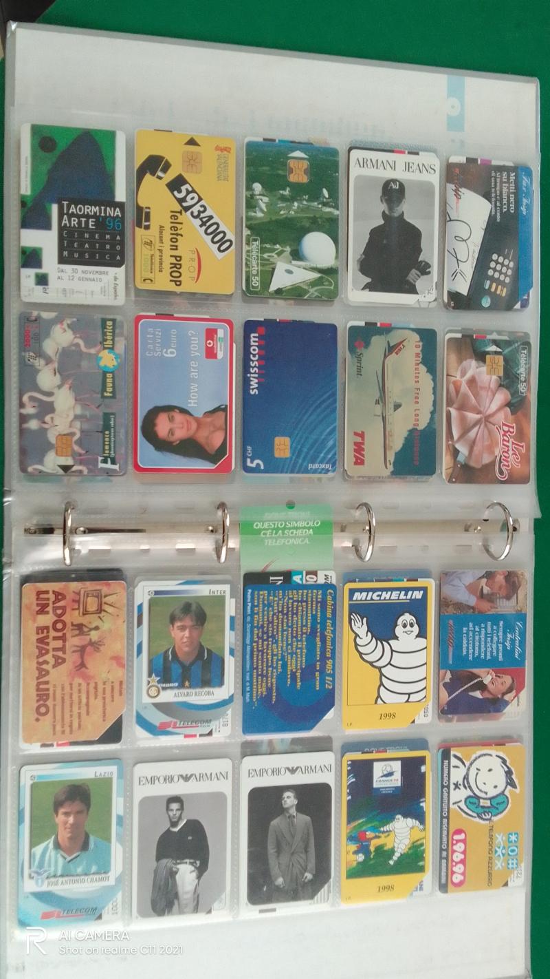 Lotto di 140 schede telefoniche Italia anni 90