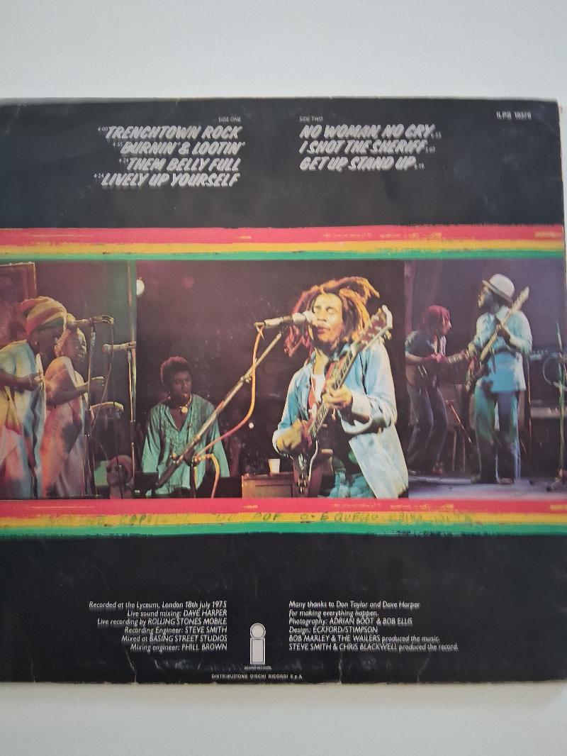2 LP in buono stato Bob Marley live 1975 + Stars on 45' vol. 2 1981 