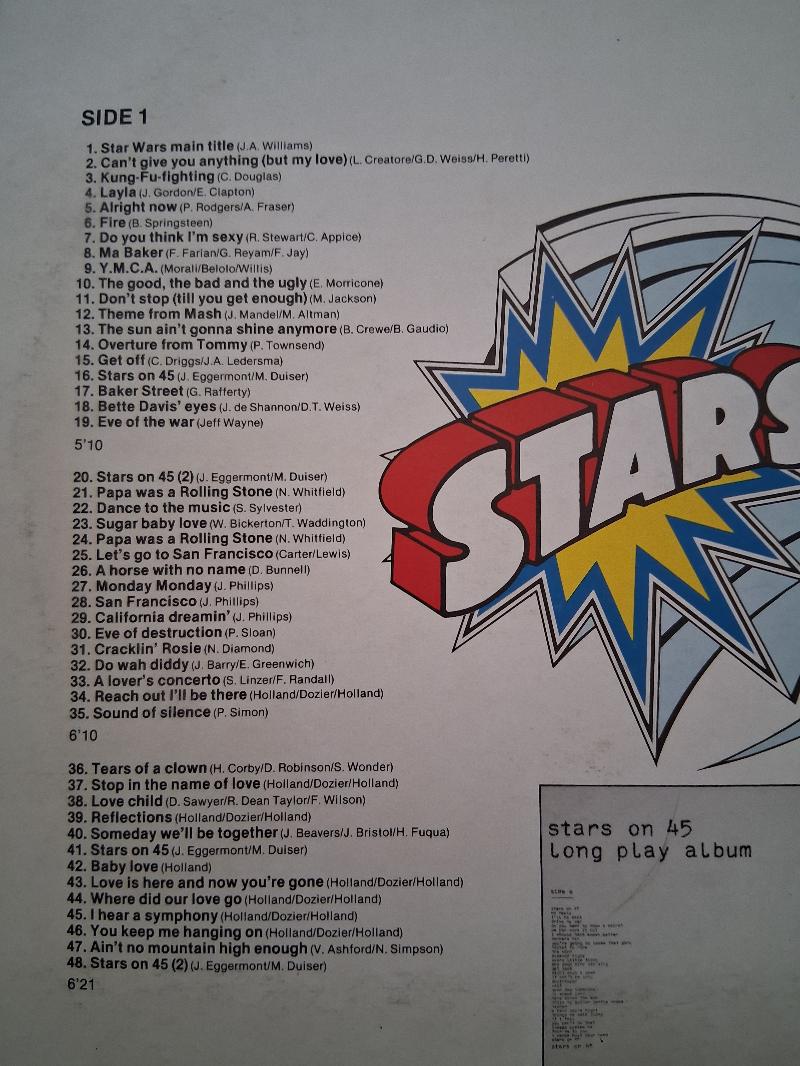 2 LP in buono stato Bob Marley live 1975 + Stars on 45' vol. 2 1981 