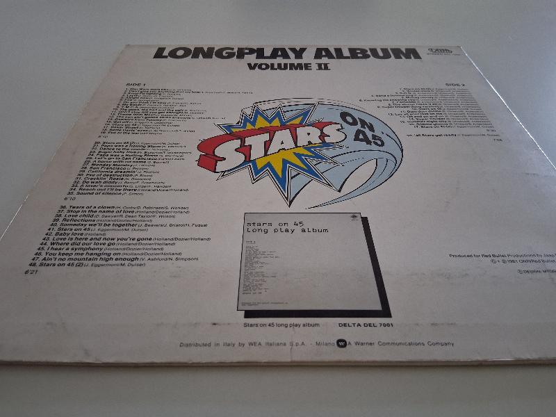 2 LP in buono stato Bob Marley live 1975 + Stars on 45' vol. 2 1981 