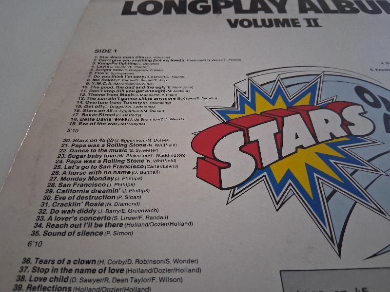 2 LP in buono stato Bob Marley live 1975 + Stars on 45' vol. 2 1981 