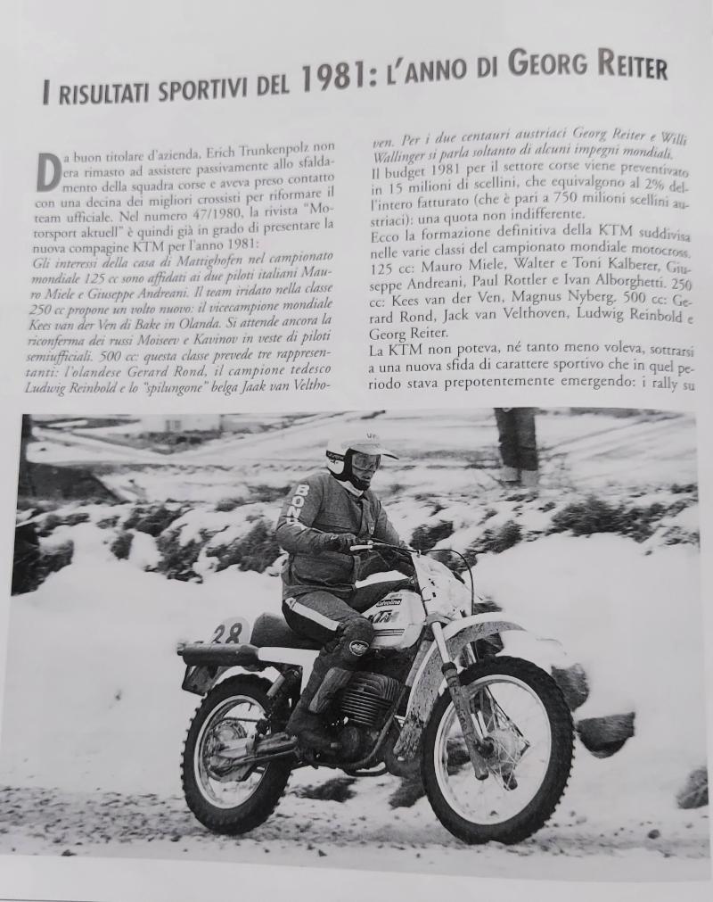 KTM GS - LIBRO DELLA SUA STORIA