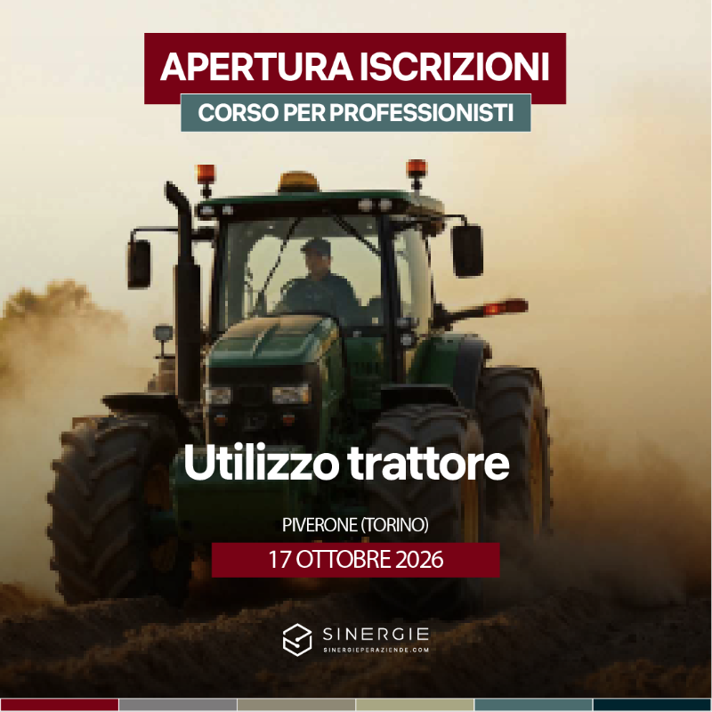 PATENTINO TRATTORE – CORSO ABILITANTE A PIVERONE