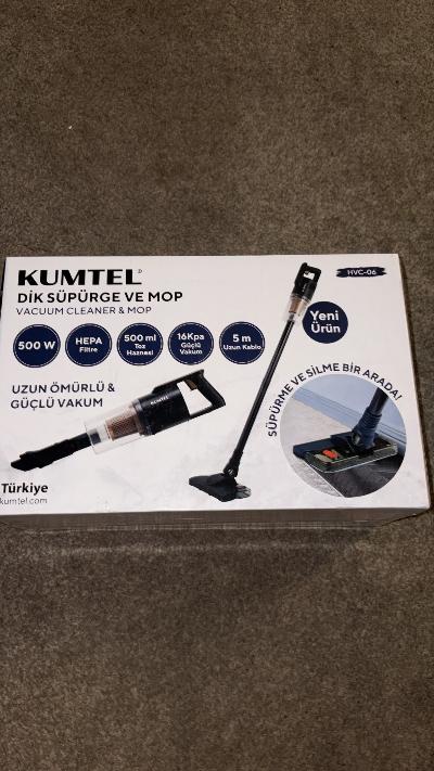 Aspirapolvere Verticale e Lavapavimenti Kumtel HVC-06 (Con Mop) - NUOVO!