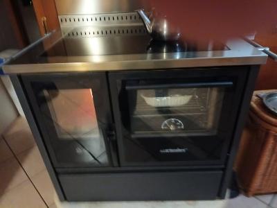 cucina  a legna con forno