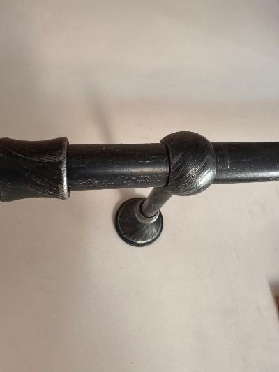 Bastone per tenda in ferro battuto 