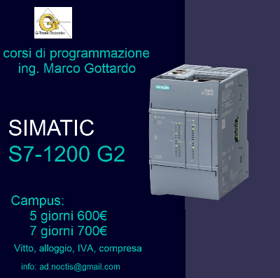 Corso di programmazione PLC Siemens online o in presenza Campus