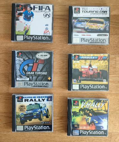 Giochi PlayStation 1   15€ CAD.