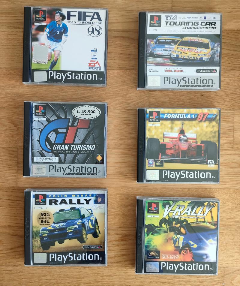 Giochi PlayStation 1   15€ CAD.