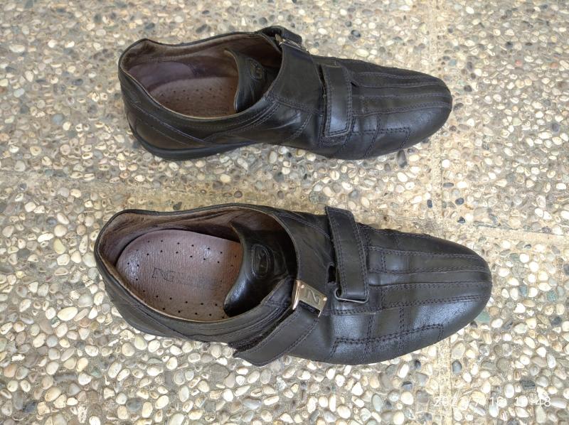 Scarpe il pelle NERO GIARDINI tg 41/2