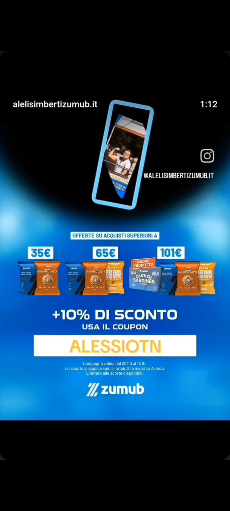 Zumub prodotti per sportivi 