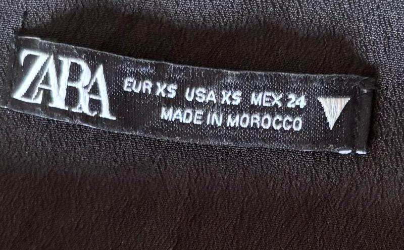 Abito Nero Tubino Zara taglia XS
