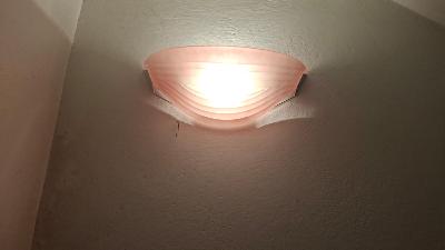 Lampada muro applique vetro