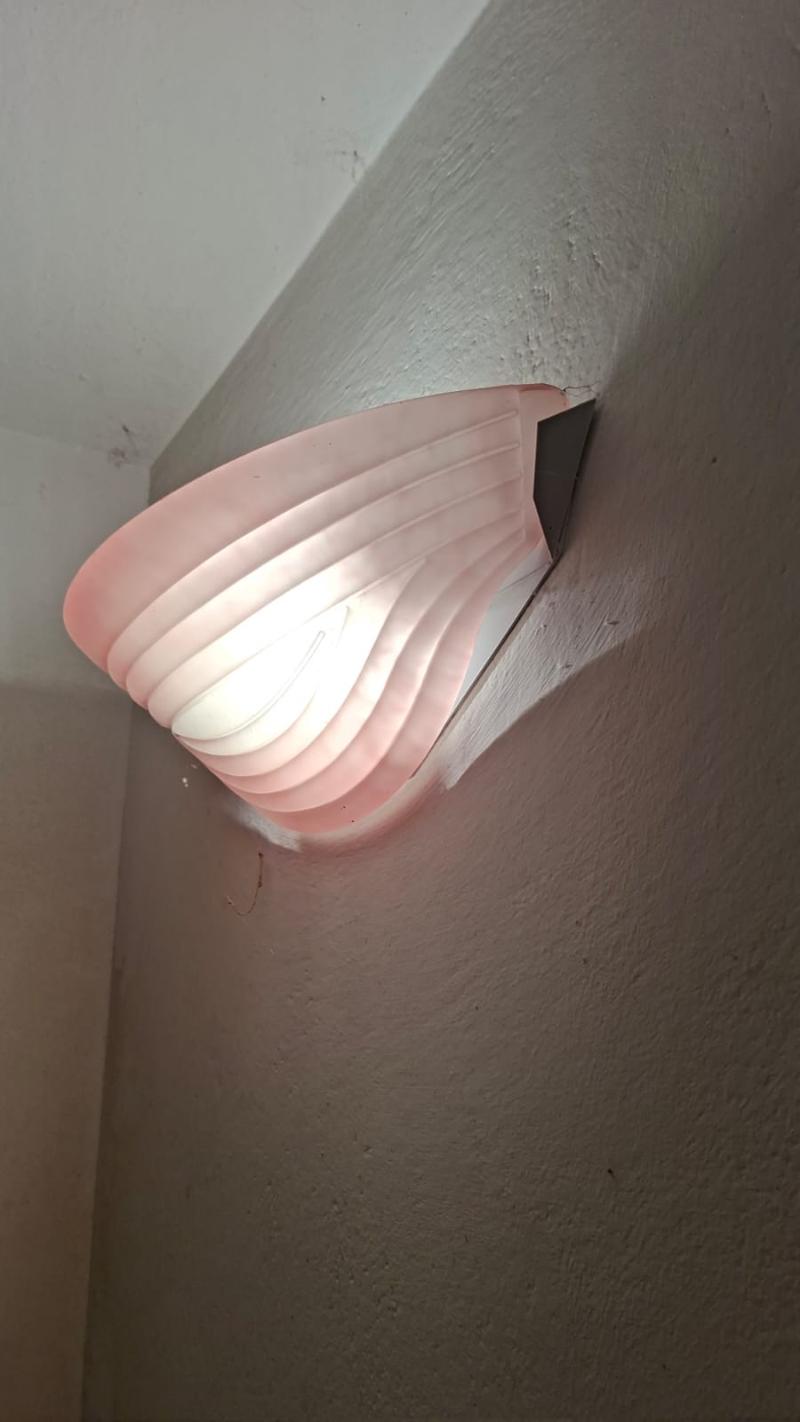 Lampada muro applique vetro