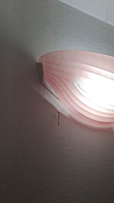 Lampada muro applique vetro