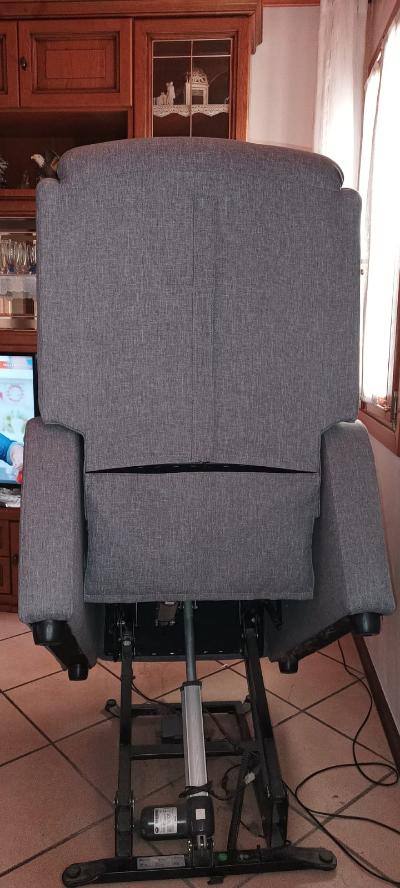 POLTRONA RELAX ELETTRICA ALZAPERSONA – RECLINABILE – GRIGIA